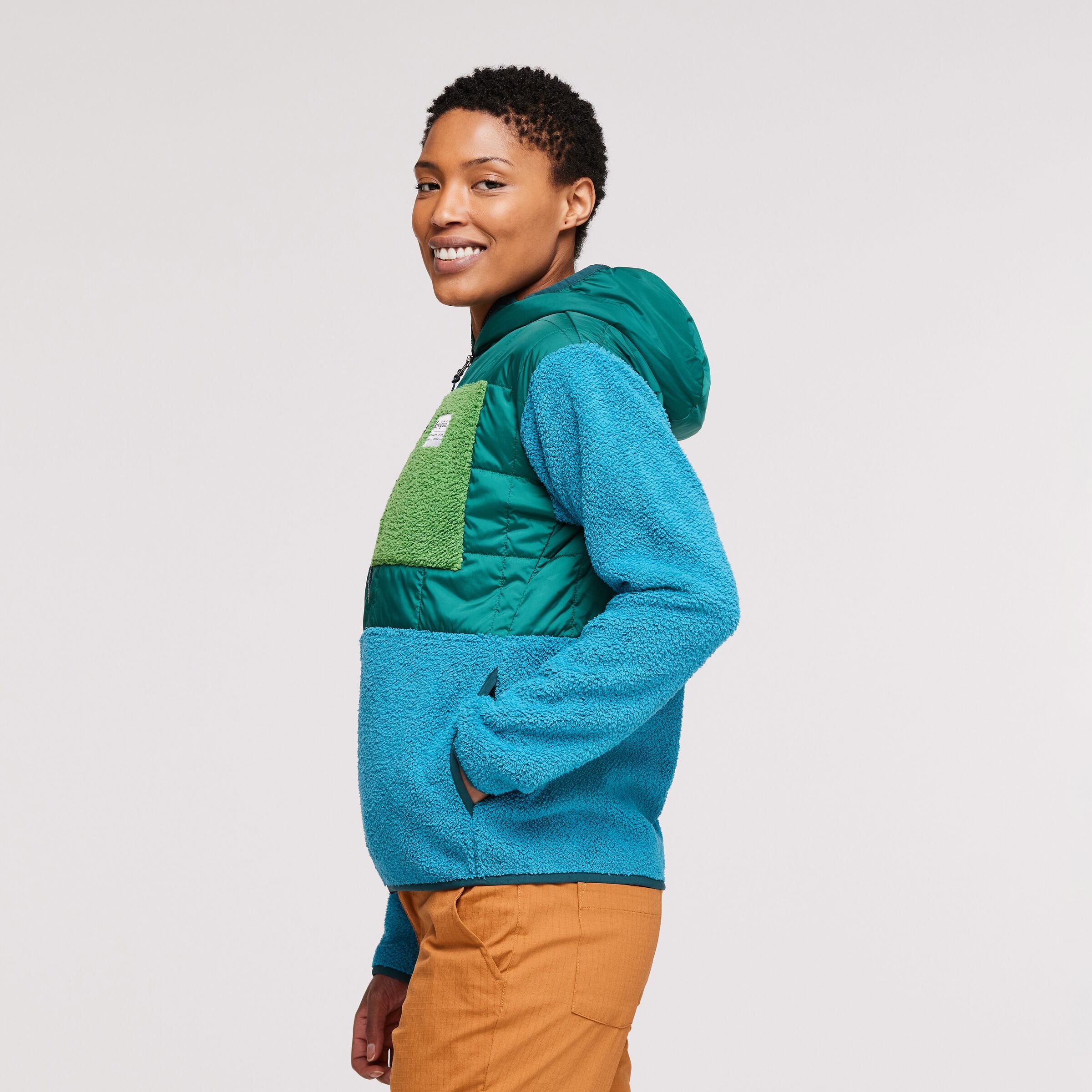 Trico Hybrid Jacket - Women's, Greenery/Poolside