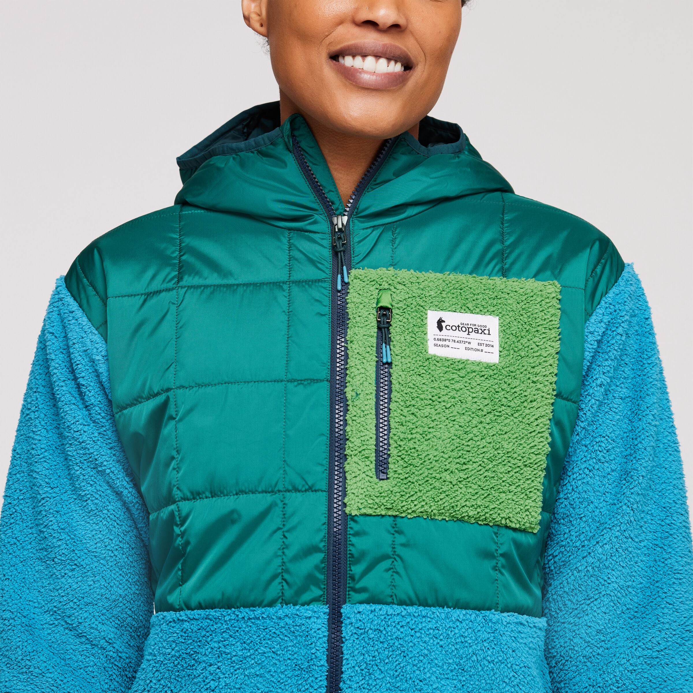 Trico Hybrid Jacket - Women's, Greenery/Poolside