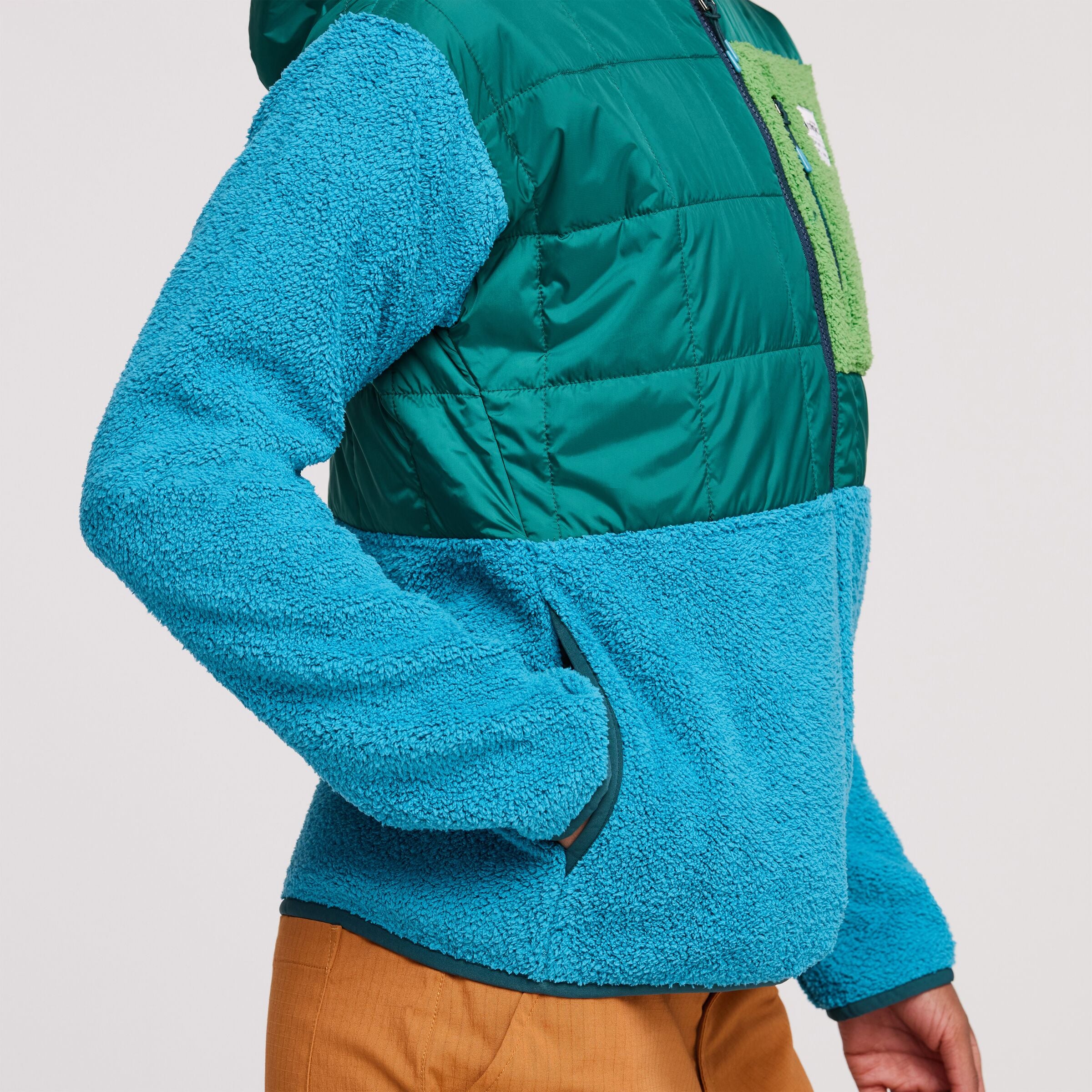 Trico Hybrid Jacket - Women's, Greenery/Poolside