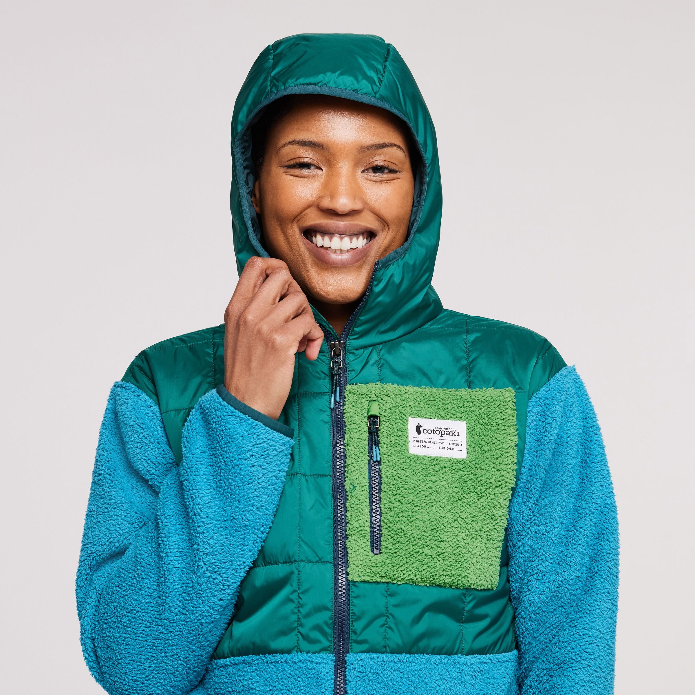 Trico Hybrid Jacket - Women's, Greenery/Poolside